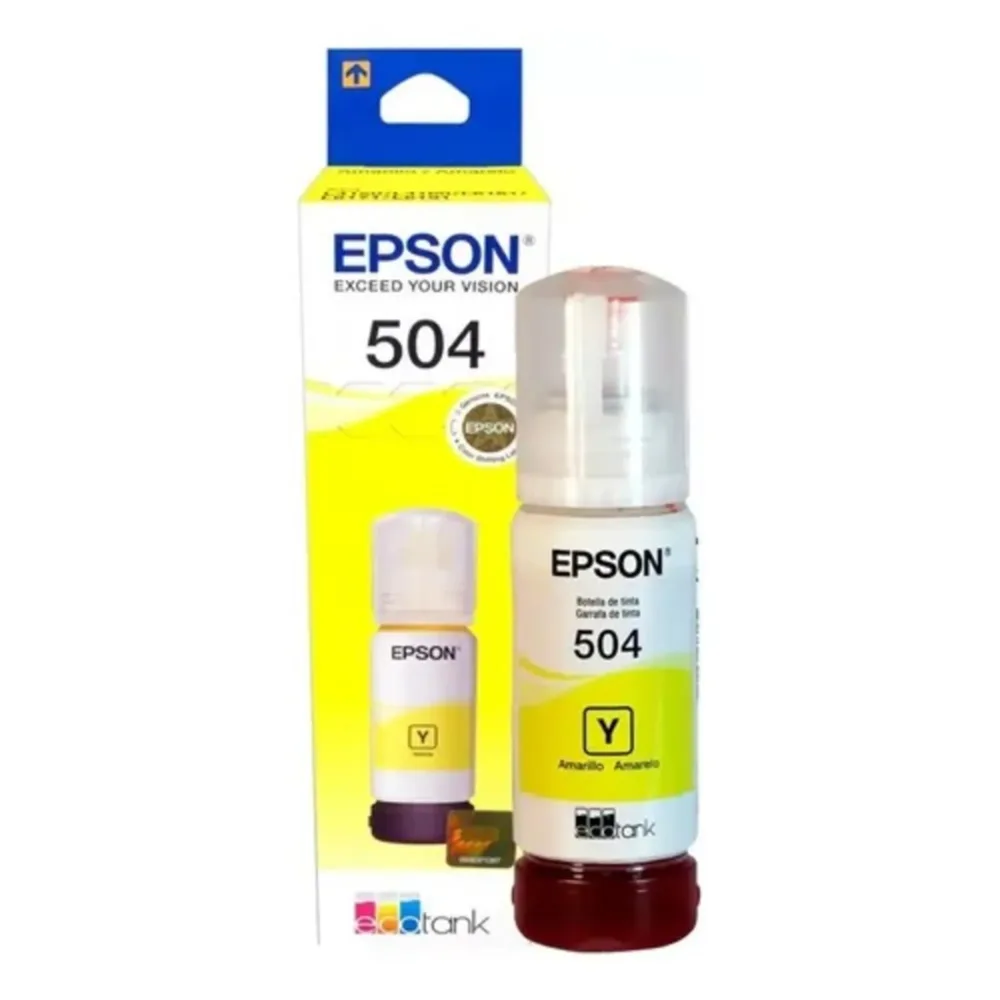 Tinta Epson 504 Amarilla Original