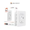 Tomacorriente de Pared Inteligente Wi-Fi NHE-W100 – 2 Tomas + Puerto USB, Control por Voz y App