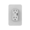 Tomacorriente de Pared Inteligente Wi-Fi NHE-W100 – 2 Tomas + Puerto USB, Control por Voz y App