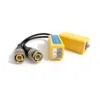 Video Balun Pasivo HD LYNX – Terminal Push Pin, Transmisión hasta 400m, Mini-Coaxial 15cm
