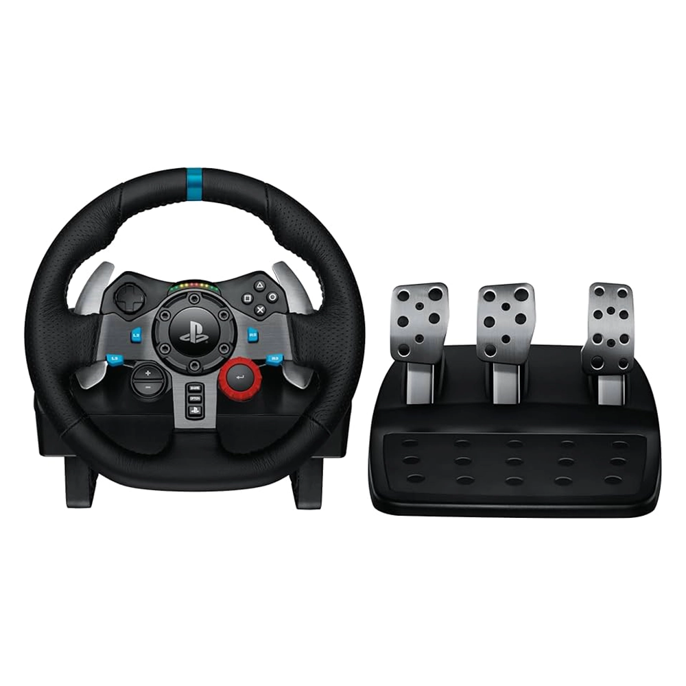 Volante Logitech G920/G29 Driving Force con Pedales – Sistema de Carreras 2,3 Nm