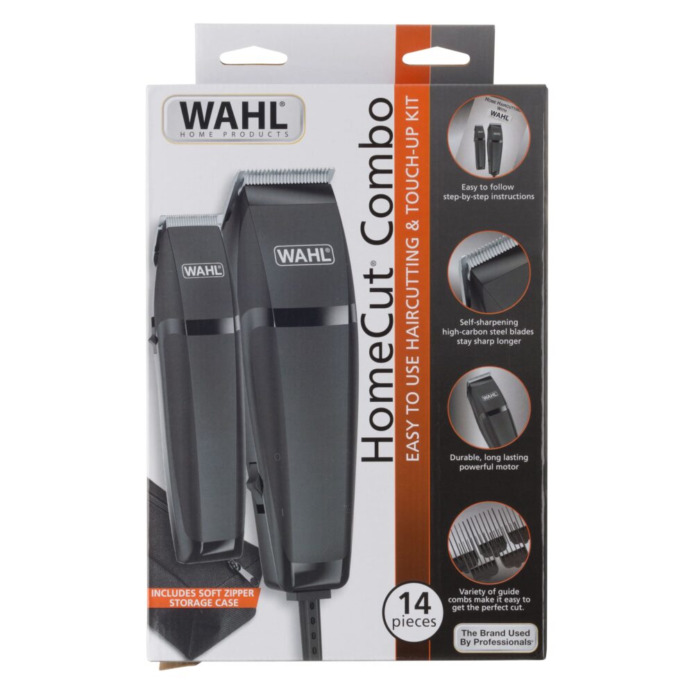 Kit WAHL Cortapelo 14 Piezas + Recortadora Precisión Barba y Cabello