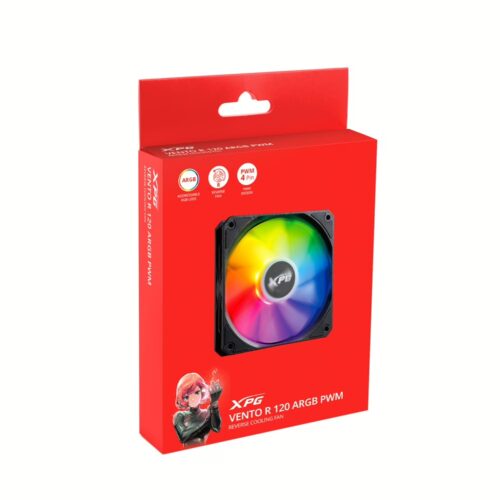 Ventilador XPG VentoR 120 ARGB Negro 120 mm