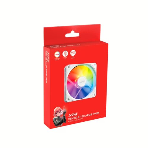 Ventilador XPG VentoR 120 ARGB Blanco 120 mm