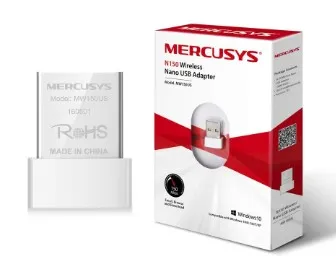 Adaptador USB Nano Inalámbrico Mercusys MW150US 150Mbps