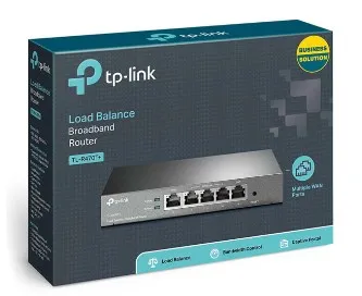 Router TP-Link TL-R480T+, Balanceo de Carga, hasta 4 Puertos WAN