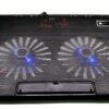 BASE REFRIGERANTE RECLINABLE 2 – Doble ventilador, multiposición, USB, control de velocidad