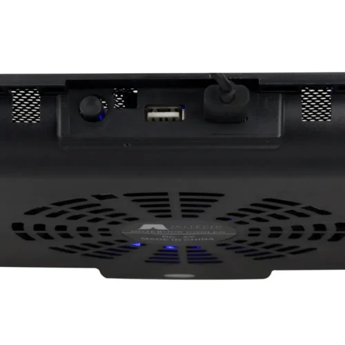 BASE REFRIGERANTE RECLINABLE T – 1 ventilador, doble USB, para portátiles de 10" a 16"