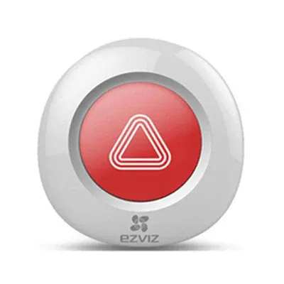 Botón de emergencia Hikvision DS-K7PEB, tipo rompa el vidrio, rojo
