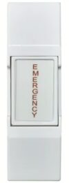 Botón de Pánico Personal PB67A Emergency – Blanco, Contacto NC/NO, 12-24VDC