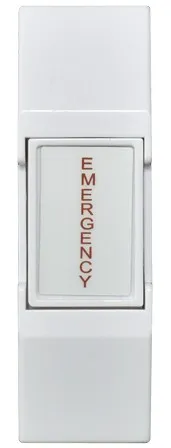 Botón de Pánico Personal PB67A Emergency – Blanco, Contacto NC/NO, 12-24VDC