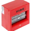 Botón de emergencia Hikvision DS-K7PEB, tipo rompa el vidrio, rojo