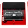 Botón de emergencia Hikvision DS-K7PEB, tipo rompa el vidrio, rojo