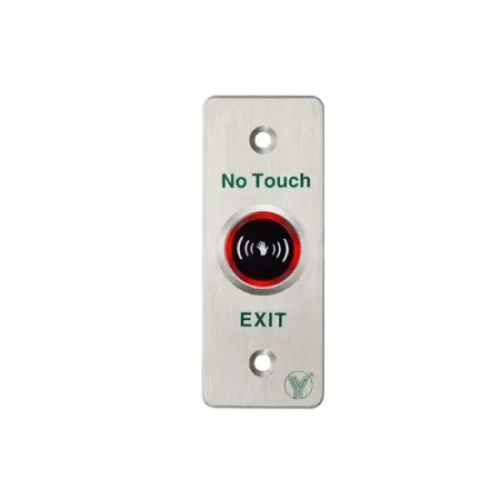 Botón de salida y emergencia DS-K7P04/T – Acero inoxidable, compacto y duradero