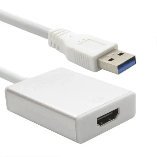 CABLE CONVERSOR USB 3.0 A HDMI HEMBRA – Transmisión Full HD desde tu PC a tu pantalla