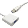 Cable Convertidor USB a VGA Jaltech – Conexión Rápida para Monitores VGA