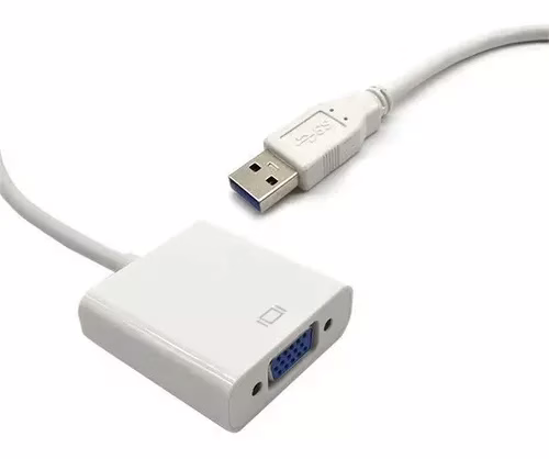 Cable Convertidor USB a VGA Jaltech – Conexión Rápida para Monitores VGA