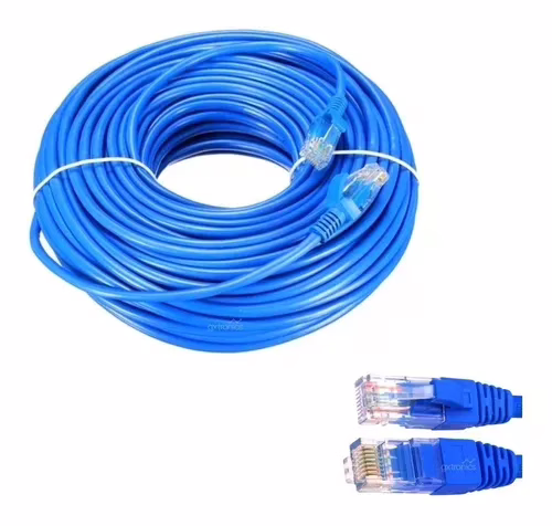Cable de Red Cat5E UTP 25 m con Aluminio – Conexión Estable y Económica