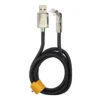 CABLE USB-A A LIGHTNING JALTECH – Para iPhone, carga rápida 66W, LED, datos