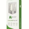 CABLE USB-A A LIGHTNING JALTECH – Para iPhone, carga rápida 66W, LED, datos