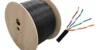 Cable UTP Cat5e exterior 305m, 100% cobre, doble chaqueta, 23AWG