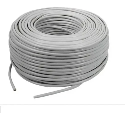 CABLE UTP CAT 5E INTERIOR 100MTS ENERLINE – 8 conductores, 4 pares, ideal para redes y CCTV