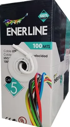 Cable Utp Cat5 Interior Enerline 100Mts
