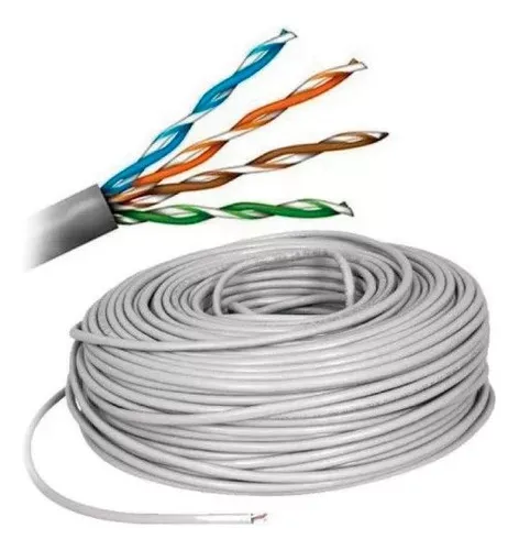 Cable UTP Cat 5E Enerline para Interior – 305 metros, CCA, Conductor 0.5 mm