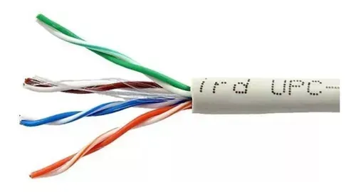 CABLE UTP CAT6 305MTS ALEACIÓN INTERIOR LPSENERLINE – Para CCTV y redes, 4 pares, carrete