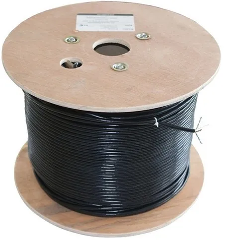 CABLE UTP CAT6 EXTERIOR ENERLINE 305M – 100% Cobre, alta velocidad, resistente al clima