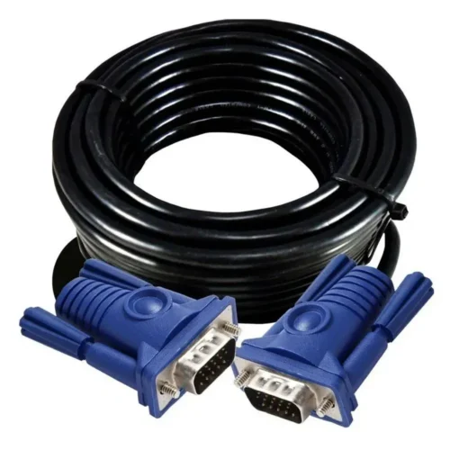 Cable VGA Jaltech 15 Metros – Resolución 3+2, Doble Filtro de Ferrita, Alta Calidad