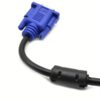 CABLE VGA 3 METROS JALTECH – Resolución 3+2, doble filtro de ferrita, señal estable