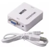 Caja convertidora VGA a HDMI con audio 3.5mm, Full HD 1080p, Plug & Play