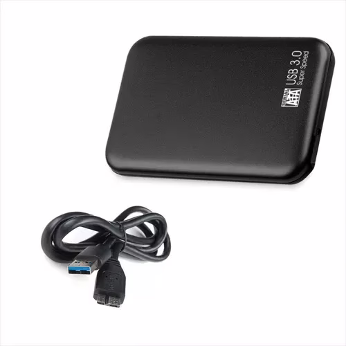 Caja SATA 2.5" USB 3.0 – Jaltech | Sin tornillos, alta velocidad, incluye cable y funda