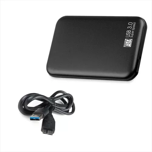 Caja SATA 2.5" USB 3.0 – Jaltech | Sin tornillos, alta velocidad, incluye cable y funda