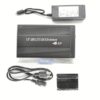 Caja Externa 3.5" SATA USB 3.0 para Disco Duro, Aluminio, Negra