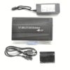 Caja Externa 3.5" SATA USB 3.0 para Disco Duro, Aluminio, Negra