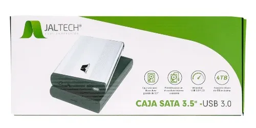 Caja externa SATA 3.5" USB 3.1 para disco duro, carcasa metálica 6Gbps