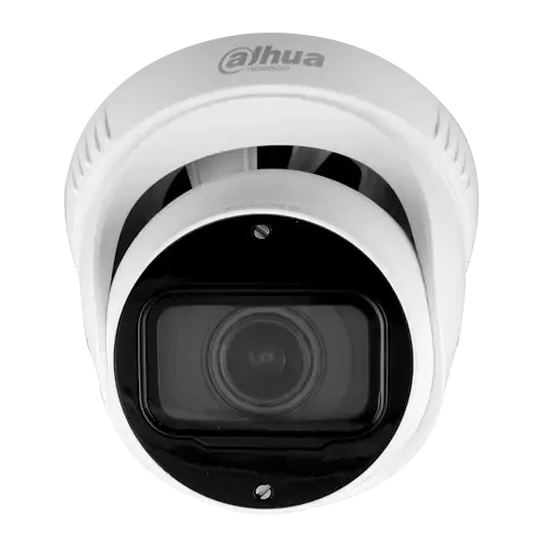 Cámara Tipo Domo IR HDCVI 2MP HAC-T3A21-VF – Lente Varifocal, IR 40 m, IP67