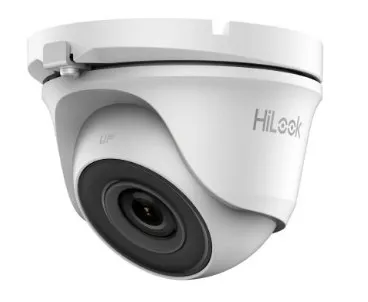 Cámara Análoga Mini Domo Metálico HiLook THC-T140-M 4MP – IR 20m, 4 en 1, IP66, Lente 2.8mm