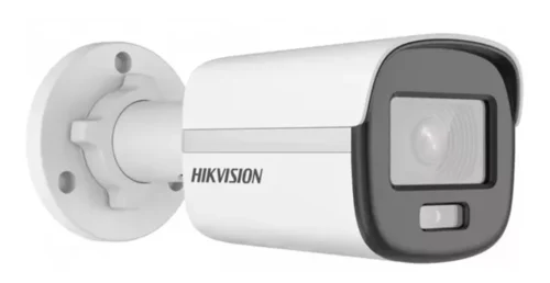 Cámara Bala Hikvision DS-2CE12KF0T-FS 3K ColorVu 2.8mm con Micrófono