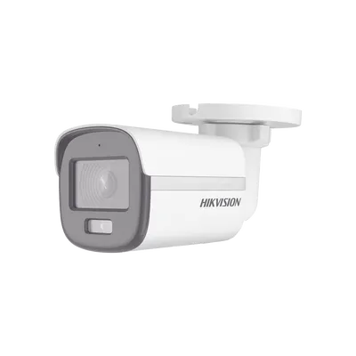Cámara Minibala Hikvision DS-2CE10DF0T-LPFS – 2MP, Full Color, Luz Blanca/IR, Audio y 4 en 1