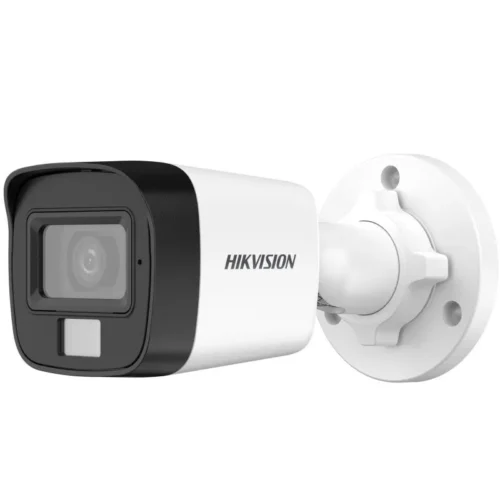 Cámara Minibala 2MP con Audio y Luz Híbrida Hikvision DS-2CE16D0T-LPFS