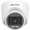 CÁMARA TIPO TORRETA HIKVISION DS-2CE76K0T-LMFS – 3K, audio, luz híbrida, lente fija, IR 30 m
