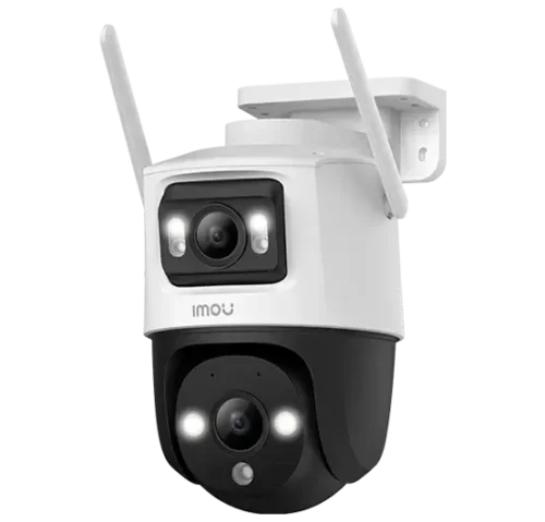 Cámara de Seguridad Cruiser Dual 5+5MP – IMOU | Visión Nocturna a Color | Detección Avanzada AI | 360° de Cobertura