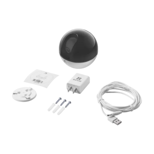 Cámara de Seguridad Wi-Fi 2K EZVIZ C6W – 360°, Detección IA, Visión Nocturna
