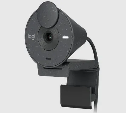 Camara Logitech Brio 300 Negra 1080P