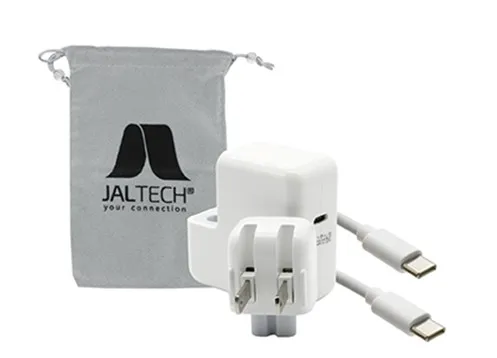 Cargador Jaltech 30W Tipo C para Apple, 20.3V 3.61A, punta USB-C