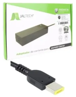 Cargador Jaltech 135W para Lenovo Gamer 20V 6.7A, punta cuadrada, cable plano