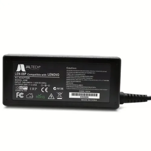 Cargador Jaltech 135W para Lenovo Gamer 20V 6.7A, punta cuadrada, cable plano